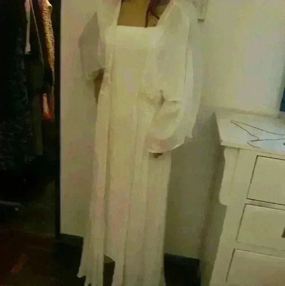 Fashion Nova lightweight beach summer side slit strapless knit dress  L - Picture 2 of 4